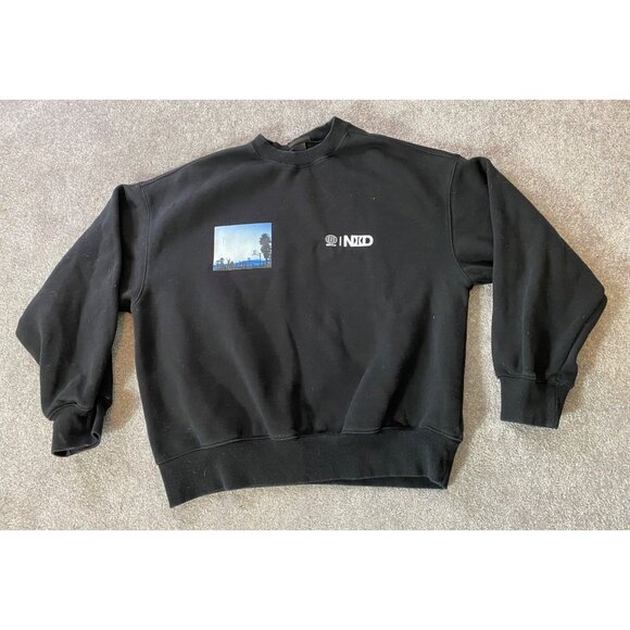 H&M Other - H&M Oversized Fit Black Sweatshirt With Graphic Print Medium